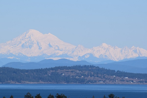 Mount Baker from Victoria BC