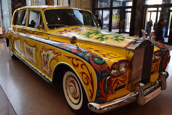 John Lennon's rolls royce on display at the Royal BC Museum