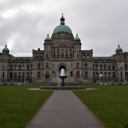 Parliament Buildings in Victoria BC